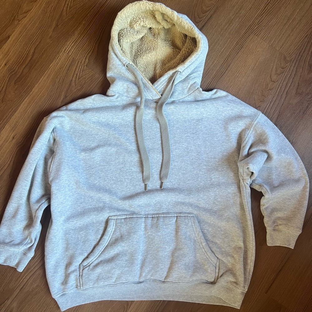 Aerie Light Gray Hoodie